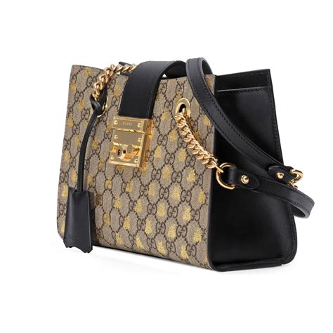 gucci gg padlock bee star small shoulder bag|Padlock small shoulder bag .